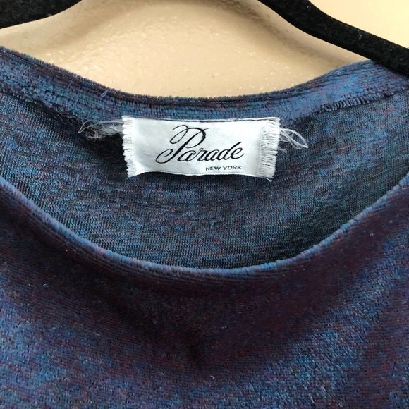 VINTAGE Parade NY Iridiscent Belted Midi Dress - Picture 5 of 7